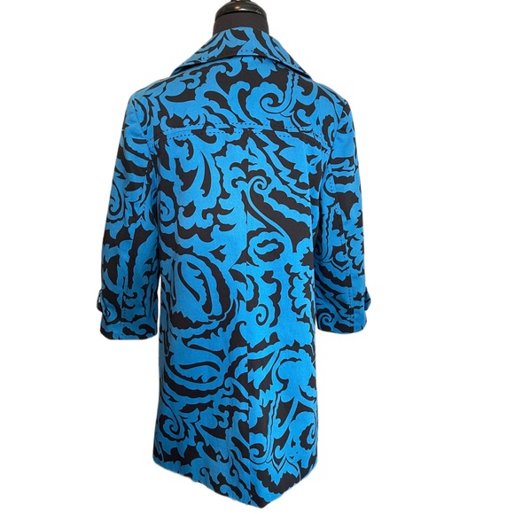 INC International Concepts Turquoise Blue 3/4 Jacket - Picture 6 of 7